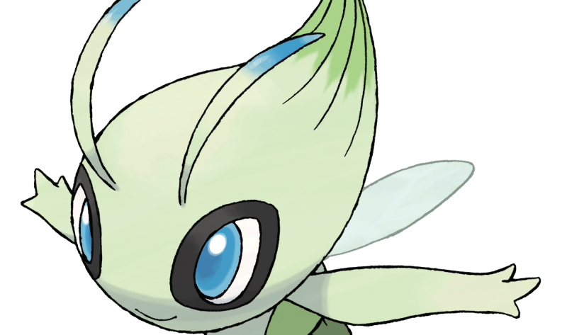 Un regalo speciale per chi scaricherà la Banca Pokémon: arriva un Celebi!