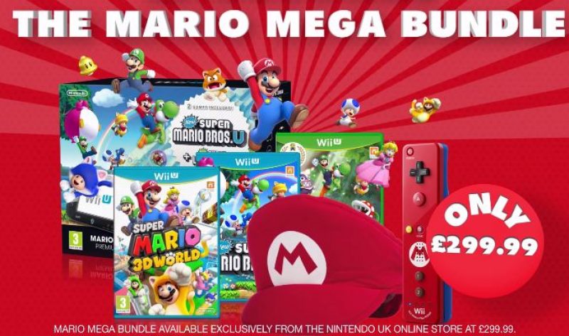 Nintendo UK: in uscita il Wii U Mega Mario bundle natalizio