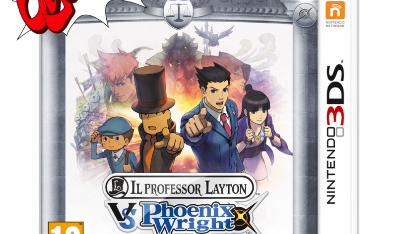 Professor Layton VS. Phoenix Wright (Cover)