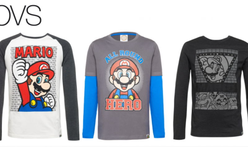 Nintendo Italia commercializza delle T-shirt con OVS