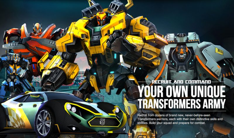 Avviata l’open beta di Transformers Universe