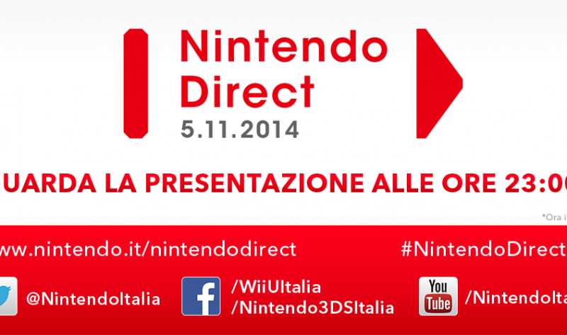 Annunciato un nuovo Nintendo Direct per il 5 novembre