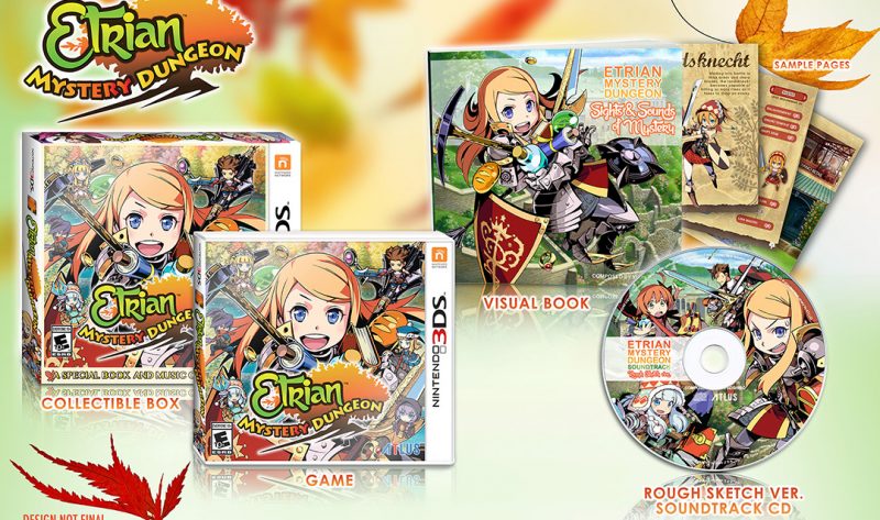 Etrian Mistery Dungeon: svelato il contenuto della launch edition