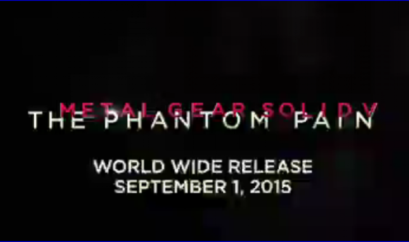 Metal Gear Solid V: The Phantom Pain – la data d’uscita