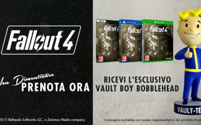 Fallout 4 – Bonus sul preorder da GameStop