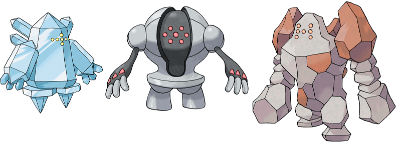 pokemon trio golem