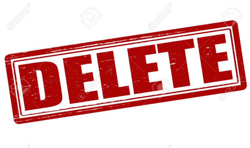 DELETE: Distruggere un gioco dopo averlo giocato